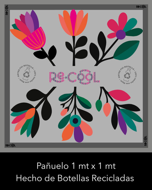 Pañuelo Grande Flores
