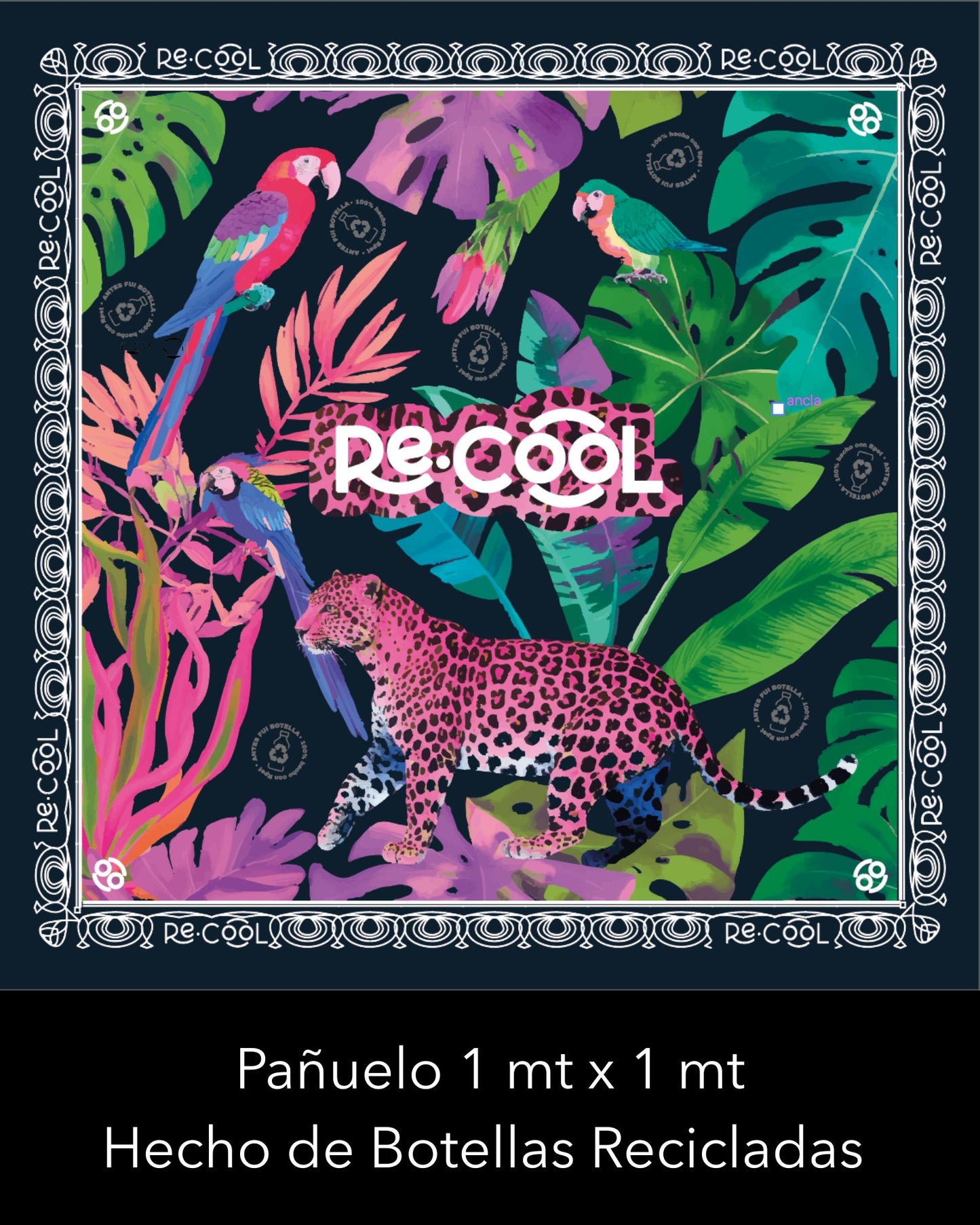 Pañuelo Grande Leopardo