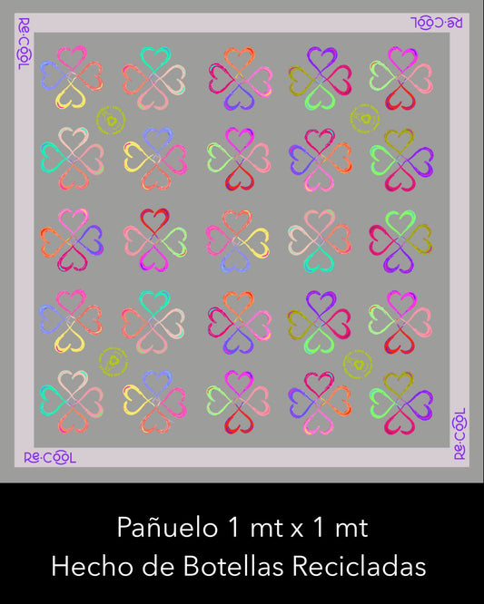 Pañuelo Grande Corazones