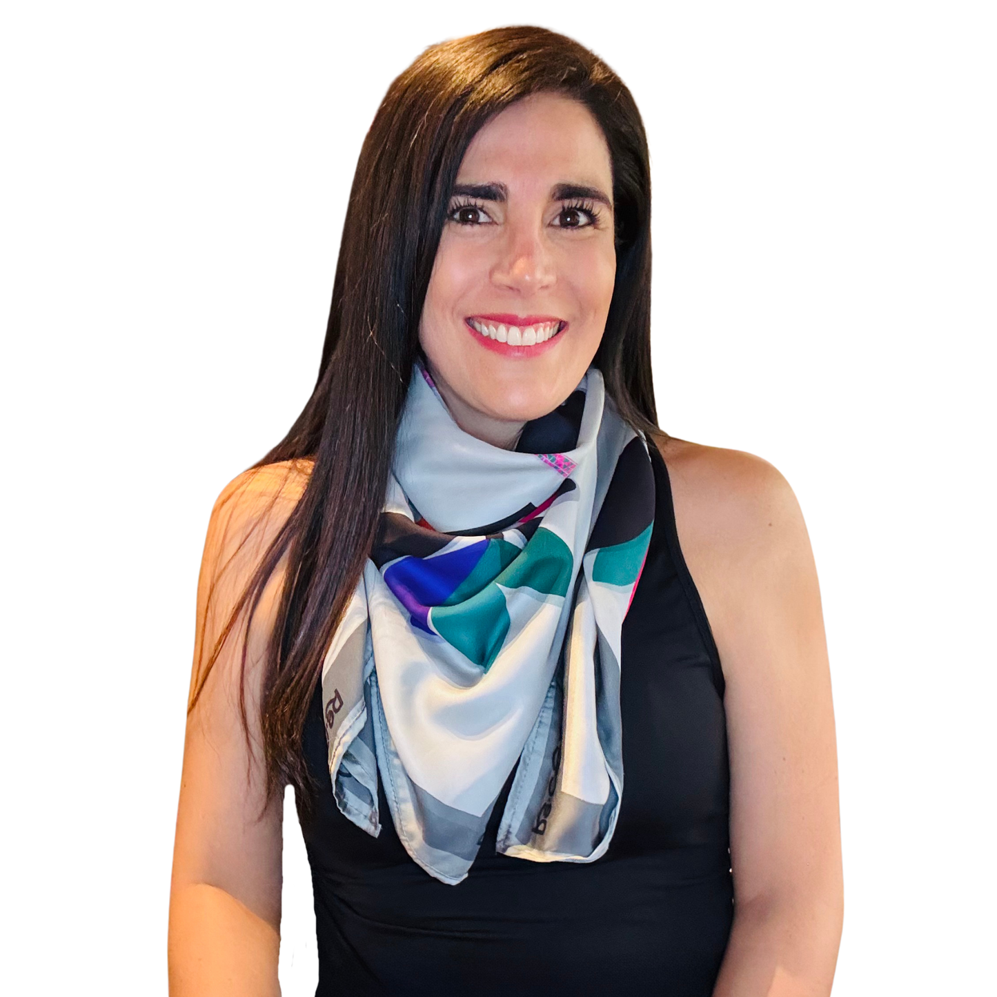 Pañuelo Grande Flores