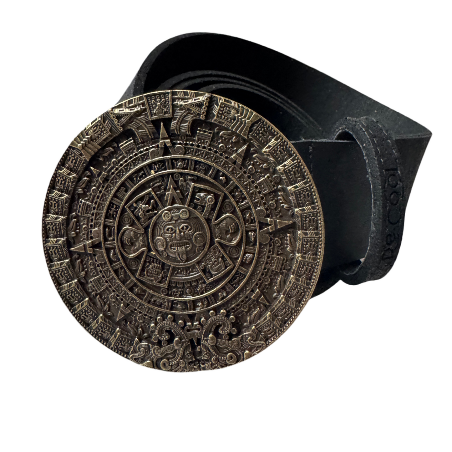 Cinturón Caucho Reciclado Reloj Azteca