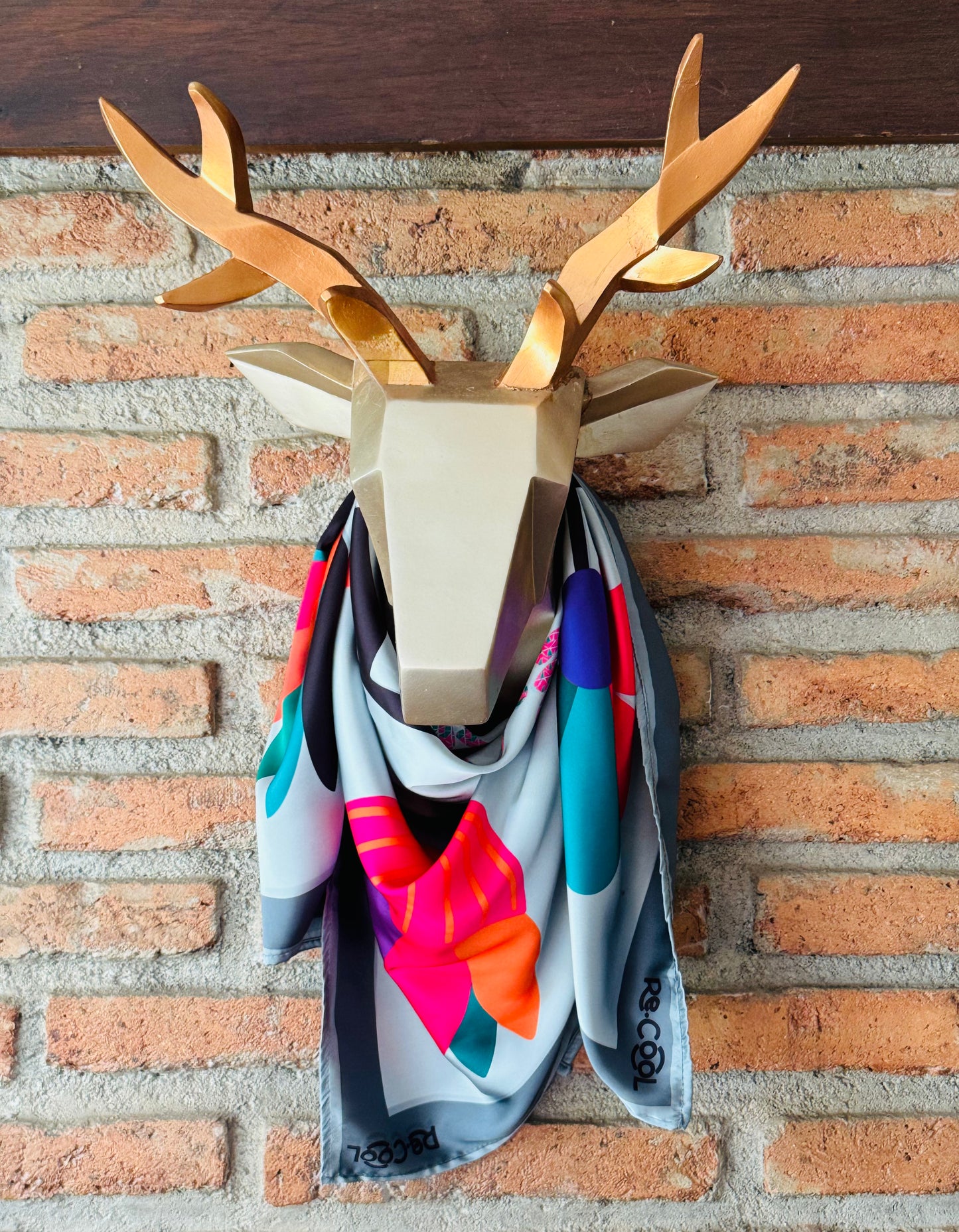 Pañuelo Grande Flores