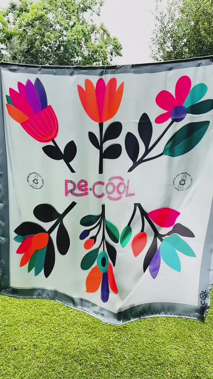 Pañuelo Grande Flores