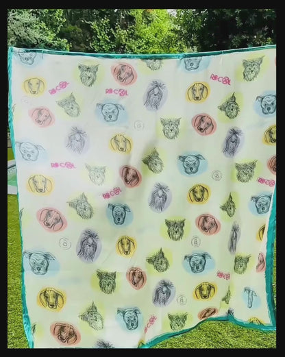 Pañuelo Grande Perritos